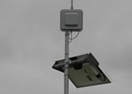 Solar powered wireless repeater