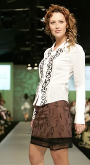 Fashion show for Kia Kaha designs