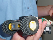 One of the new robot cars One of the new robot cars