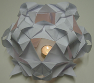 Lit Chinese lantern