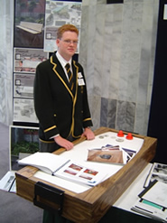 Presenting the project at parliament