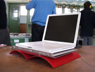 Liam's laptop stand
