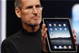 Apple CEO Steve Jobs shows off the new iPad. Photo / AP: San Francisco Chronicle, Paul Chinn
