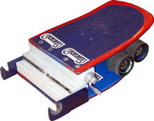 Karl's folding skateboard
