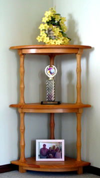 Lee's corner shelf