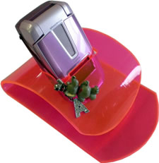 Aimee's cell-phone holder