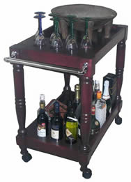 Ravi's drinks trolley