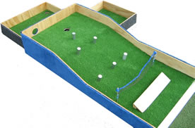 Vincent's Mini-golf putting green