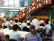 Warren and his class