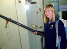 Alice Couchman at the Exhibition