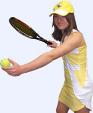 Lucila's tennis outfit entry