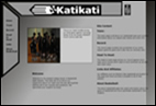Student website screenshot