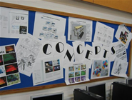 Noticeboard of concept ideas