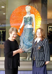 Jan and Sarah with her display