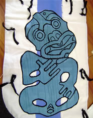 Marae panel detail