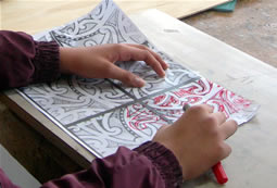 Designing the skateboard's cover decorations