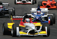 Cars on the track