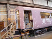 Carriage being refurbished