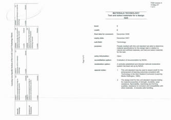 Project specifications