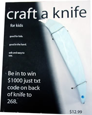 Student craft knife outcomes