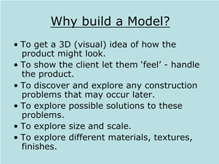 Making Mock-up Models