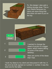 Tian Liu - Year 12  - Making a laminated coffee table