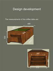 Tian Liu - Year 12  - Making a laminated coffee table