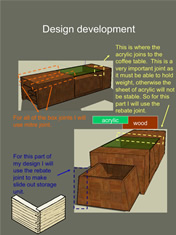 Tian Liu - Year 12  - Making a laminated coffee table