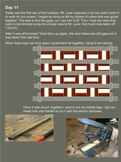 Tian Liu - Year 12  - Making a laminated coffee table