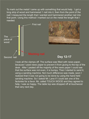 Tian Liu - Year 12  - Making a laminated coffee table