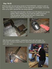 Tian Liu - Year 12  - Making a laminated coffee table