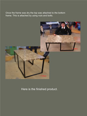 Tian Liu - Year 12  - Making a laminated coffee table