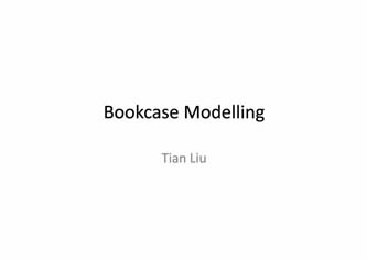 Tian Liu - Year 13  - Making a bookshelf