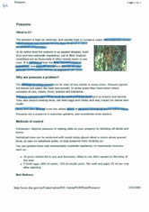 Possum reports