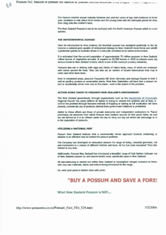Possum reports