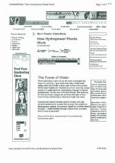 Electricity generation reports