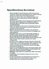 Specifications revised