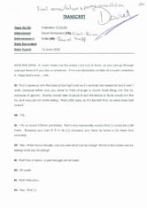 Final consultation transcript