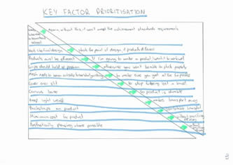 Key factor prioritisation