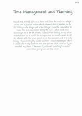 Time management and planning