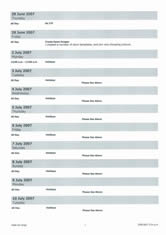 Program planning and development