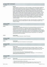 Program planning and development