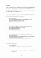 Program planning and development