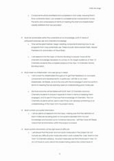 Program planning and development