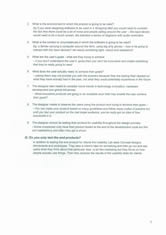 Analysing best practice / Legislation