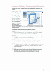Analysing best practice / Legislation