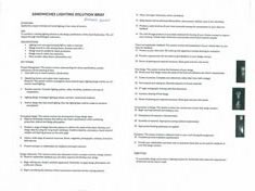 Lance's Workbook: Page 1: Sandwiches Light Solution Brief