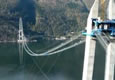 The Hardanger Suspension Bridge.