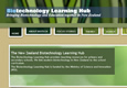 <em>Biotechnology Learning Hub</em> website