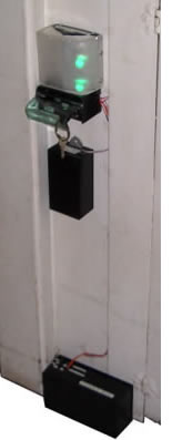 Kevin's alarm in test location